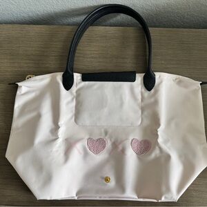 Longchamp Light Pink Tote Bag